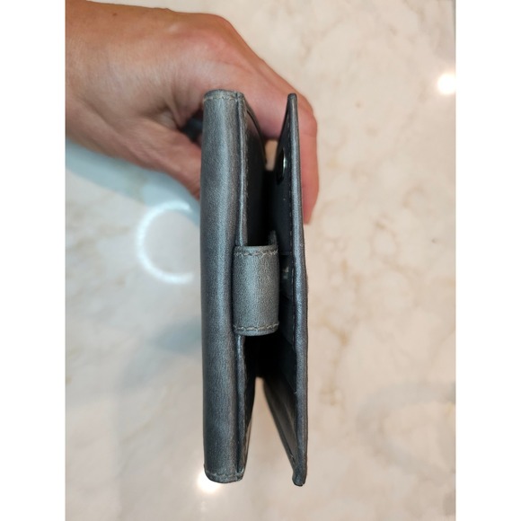 Gucci‎ Wallet Bifold Snap Closure Vintage Stripe Accent Made in Italy - Picture 15 of 16